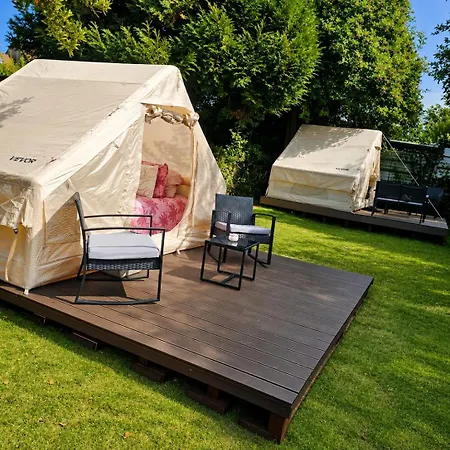Lyxtält Glamping Nature - Acces Sauna Et Jacuzzi A Outreau